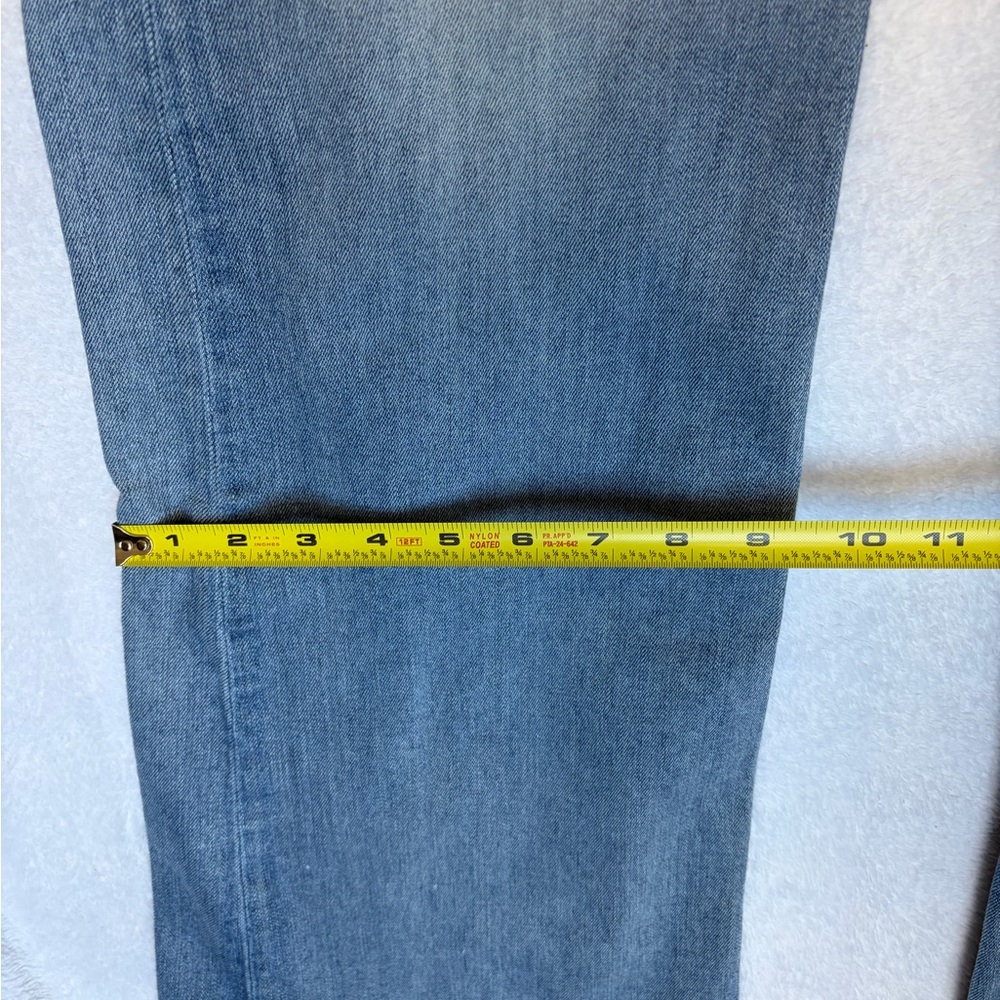 Rag and Bone Jeans Justine Sz 28 Wide Leg Blue Denim Stretch Preppy READ - Picture 10 of 15